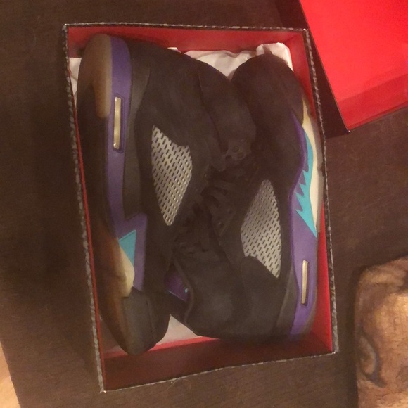 JORDAN 5 BLACK GRAPE 2013 PRE OWNED REP BOX - Picture 6 of 6